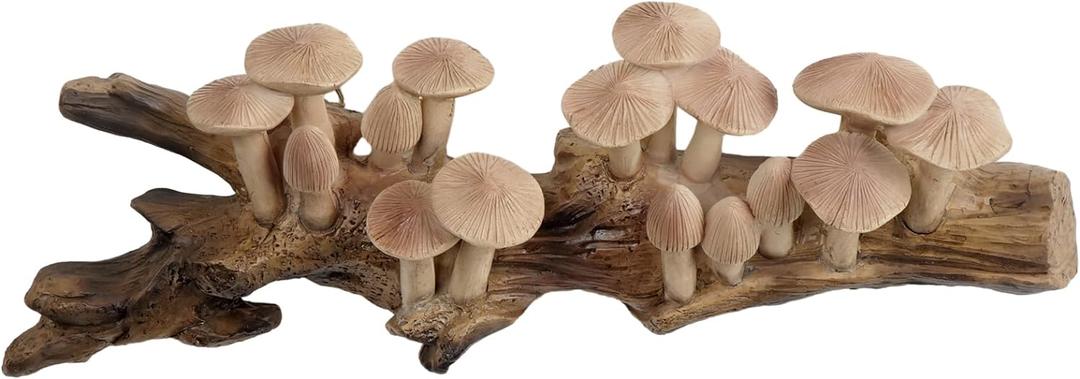 Barydat Resin Mushroom Decor Cottagecore Mushroom Wall Decor Vintage Wall Hanging Sculpture Vintage Farmhouse Hanging for Home Bedroom Living Room Birthday Gift