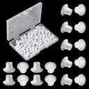 Jetec 3/16" Plastic Plugs for Round Hole, Shelf Cap Cabinet Hole Cover Cupboard Shelf Pegs for in Furniture Cabinet Cupboard Shelves(100 Pieces)