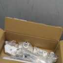 monTEK Single Monitor Arm for Max 45 Inch Ultrawide Screens Adjustable Monitor Desk Mount Holds 35 Lbs Cable Management with C Clamp/Grommet Desk Mount, VESA 75/100mm, MA1007WH (White)