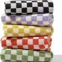 Luxurious Cotton Hand Towels Set of 5 - Soft, Absorbent, and Decorative for Bathroom, Kitchen, Spa, Gym, and More - 13 x 29 Inches - 5 Colors