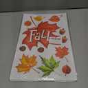 Whaline 9 Sheet Fall Maple Leaves Window Clings Pumpkin Double-Sided Window Decals for Fall Autumn Thanksgiving Harvest Home School Office Accessories Party Supplies Gifts Pack of 2