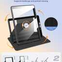 Kidcube for Kindle Paperwhite 11th Generation Case 6.8 Inch 2021/Paperwhite Signature Edition Case Women Girls Kids Boys Cute Cat Library Design Rotating Stand Cartoon Folio Cover with Auto Wake/Sleep