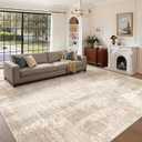 Valenrug 8x10 Area Rugs for Living Room, Large Washable Rug Non Slip Beige