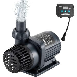 Hygger 1060GPH Quiet Submersible and External 24V Water Pump, with Controller (30%-100% Settings), Powerful Return Pump for Fish Tanks, Aquariums, Ponds, Fountains, Sump, Hydroponics (33W, 13.1ft)