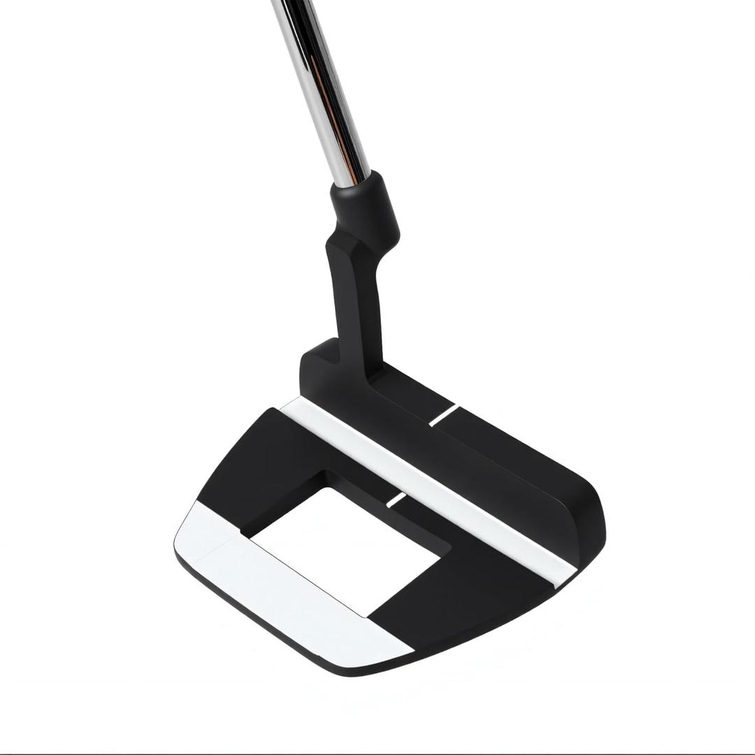 Mile High Life | Mens Golf Putter w Premium Grip | Right Handed Putters w Aim Line | Entry Level Golfer Putter | Value Alternative to Major Brands (Black-JB Blade)