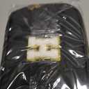 2 x Father's Day Gift: Personalized Crossbody Bag - Initial White H, Black