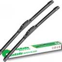26" + 21" Original Equipment Replacement Windshield Wiper Blades for Acura MDX 2007-2013 Dodge Durango 2004-2009 Honda CR-Z 2011-2016 Mitsubishi Endeavor 2004-2008 front windscreen wiper