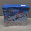 Slot Car Race Track Sets with 360 Thrill Loops & 4 High-Speed Cars, 64 Pcs Large Flexible Racing Track for Kids Ages 3-5 4-8 8-12, Race Car Toys Gift for Boys Girls Birthday Christmas