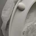 Bath Royale Elongated Toilet Seat BR501-01 Quiet Close, Stain-Resistant and Easy to Keep Clean, Heavy Duty, Fits All Toilet Brands, Executive Series -Biscuit/Linen