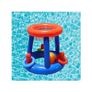 Inflatable 2-IN-1 Game Basketball & Ring Toss, 21.65in x 19.69in