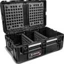 Pelican Crate - 90 Liter Storage Case - Cargo Box, Transport Case, Overland Case (Black)