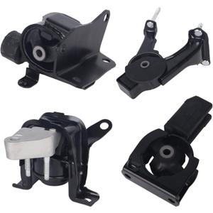 KUSATEC 4PCS Engine Motor Mount and Transmission Mount Set Compatible with 2003 2004 2005 2006 2007 2008 Pontiac Vibe; Toyota Corolla Matrix, Replacement for A4218 A62063 A4221 A4230