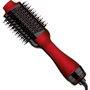 REVLON One-Step Volumizer Original 1.0 Hair Dryer and Hot Air Brush, Red