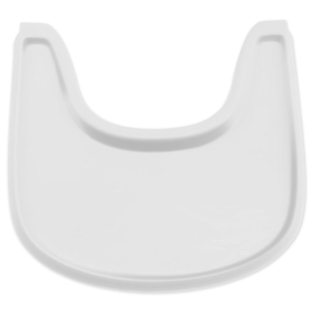 High Chair Tray Easy to Use Baby Tray Safe Fitting High Chair Replacement Tray Smooth Baby Chair Silicone Tray Placemat with Suction(White,1 Piece)
