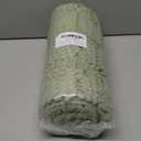 Bcoimo 36"24" Chenille Bath Mat Non-Slip with Backing Bath Rug Ultra-Absorbent and Machine Washable Bathroom Mat Quick-Dry Design, Ideal for Bathroom and Tub Areas (Sage)