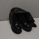 AMINUGAL Womens Elastic Knee High Platform Chunky Block High Heel Sock Boots Zipper Round Toe Fashion Motorcycle Combat Punk Boots For Women, Size: 7