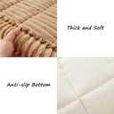 Awjcsv Couch Cover for Dogs Washable, Fuzzy Pet Couch Covers for 3 Cushion Sofa Pet Friendly, Non Slip Sofa Cover (Light Brown, 27.6" x 59"/70 x 150cm)