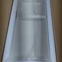 MALACASA Serving Platters Set of 4, Ceramic Serving Platters and Trays for Serving Food, Rectangular Serving Trays for Party, Large Serving Plates, Party Serving Trays and Platters - 14 Inch, White