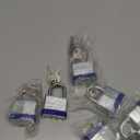 Padlocks Keyed Alike, Pack of 6, Laminated Steel Keyed Lock (1-9/16", 40mm), Padlocks with Same Key, Normal Shackle, for Toolbox, Locker & StorageUnit or More