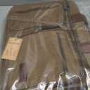 Mens Laptop Messenger Bag Canvas Briefcase Waterproof Vintage Computer Bag Shoulder Bag Satchel Bags for Work College Travel (15.6 inch, Brown)