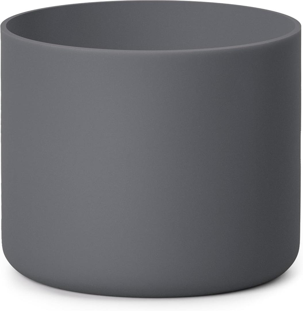 Silicone Water Bottle Boot for Owala 40 oz, Protective Sleeve Bottom Bumper Protector for Owala 40 oz FreeSip & Twist & Flip Stainless Steel Water Bottles (Dark Grey)