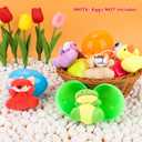 24PCS Mini Plush Animals Toys for Easter Eggs Fillers, Easter Egg Hunt Easter Basket Stuffers for Kids Toddlers, Easter Gifts for Easter Classroom Prizes, Party Favor