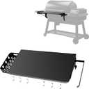 Folding Shelf for Traeger Ironwood, Ironwood XL, Timberline, Timberline XL, Grill Accessories with P.A.L. Pop-and-Lock Folding Shelf for Traeger Timberline Replacement for BAC604 Fold Shelf, 22" x 12"