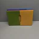 Fuutreo 6 Pcs Magnetic Wall File Organizer Magnetic Wall File Holder Refrigerator Magazine Holder for Mail Letters Paper(Dark Vintage,Vertical-large)