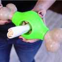 GURU Pet: Adjust-A-Chew - Medium - Dog Toy, Holds Various Shaped Treats & Bones, Bacon-Flavored Textured Ends, Durable Bone-Shaped, Interactive Play