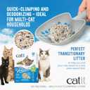 Catit Go Natural Plant-Based Cat Litter, Sustainable and Eco-Friendly, 99% Dust-Free, Low Tracking, High Absorption, Odor Control, Easy to Scoop