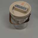 KIMMOO Rechargeable Portable Top Fill Humidifier, Smart Humidifiers for Bedroom, Night Light, 1.4L Cool Mist Humidifier for Office Home Plant Baby, 3-Speed Mist Control, Quiet, Auto Shut-Off (Beige)