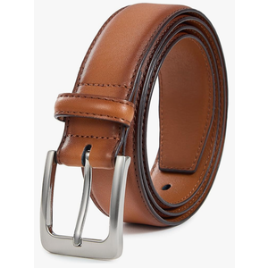 Men's Genuine Leather Dress Belts, Handmade Classic Every Day Leather Jeans Belt for Men Work Business Casual