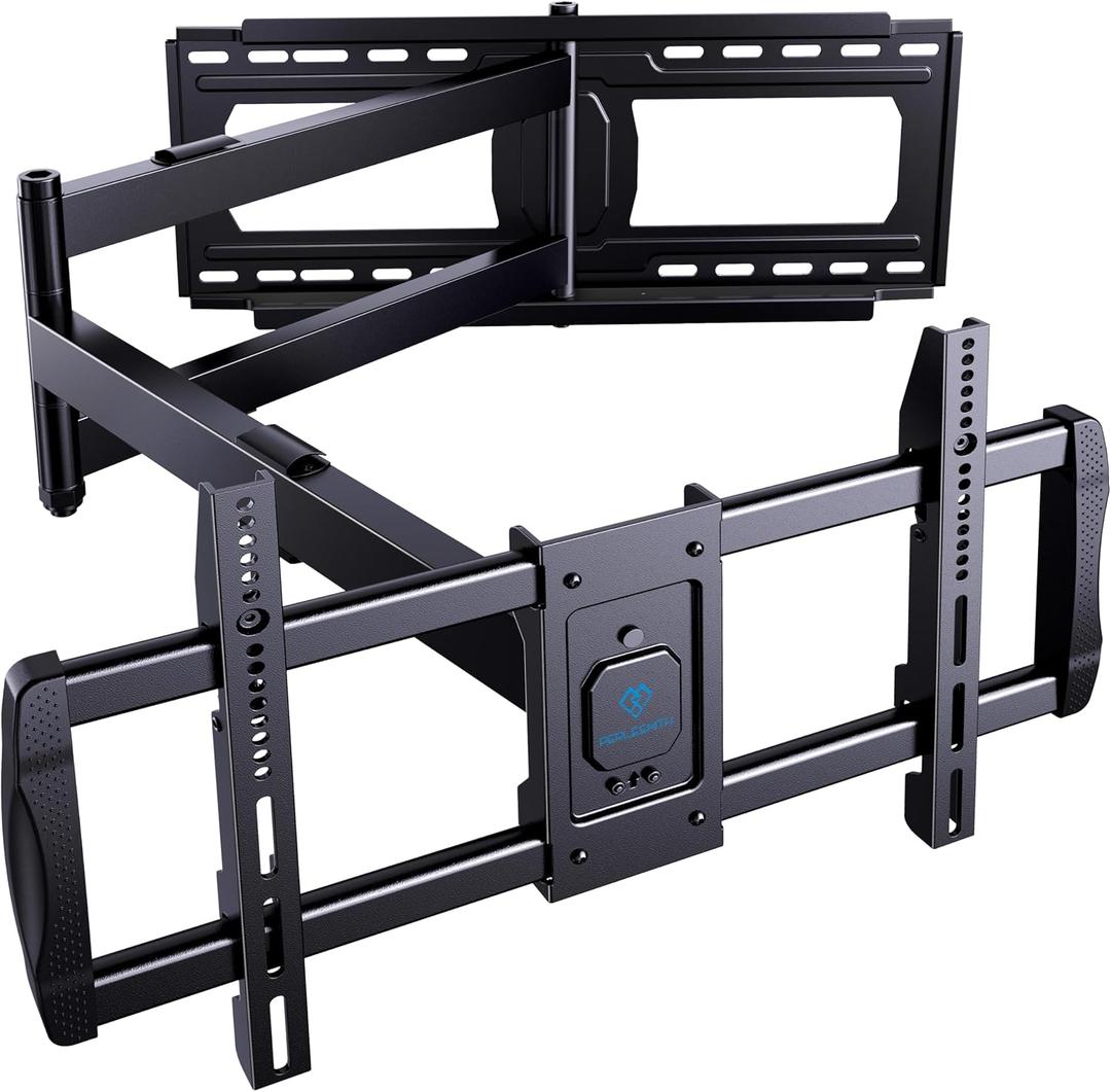 PERLESMITH Long Arm Full Motion TV Wall Mount for 42–90 inch TVs