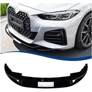 Front Bumper Lip Compatible with (2021-2025) 4-Series Gran Coupe G26 & i4 M-Sport Models Gloss Black Splitter