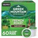 Green Mountain Coffee Roasters French Roast Keurig K-Cup Pods, Dark Roast Coffee, 60 Count (6 Packs of 10) (EXP 02/25/26)