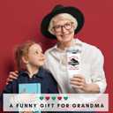 GINGULMINA Grandma Gifts - Birthday Gifts for Grandma - Mothers Day, Christmas Gift Ideas for Grandmother from Grandchildren, Granddaughter, Grandson, Grandkids - 40 Oz Stainless Steel Tumbler