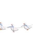 Goose Theme Banner - Goose Baby Shower Garland,One Silly Goose Blue Gingham Style Birthday Decor,Farm Animal Themed Party Decorations(Goose Banner)