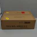 IBUYKE Square Makeup Stool with X-Leg Foot Rest, Linen Footrest, Ottoman Seat, Multi-Use as Small Side Table, for Bedroom, Living Room, Blue Gray LG-70L (17.72"-Linen)