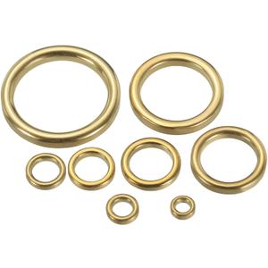 PATIKIL Fishing Rod Repair Kit 0.24-1.18in, 24Pcs 8 Size Ceramic Guides Ring Replacement Fishing Pole Eyelet Repair for Saltwater Freshwater, Gold