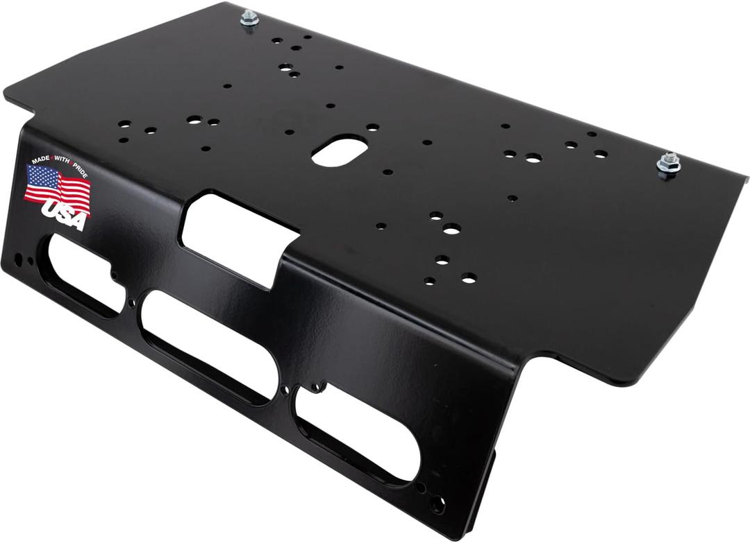 Buyers Products 8895553 Steel Fleet Series Drill-Free Light Bar Cab Mount for Ford F-150 (2015+) and Ford F-250-550 (2017+), Made in USA, No-Drill Mounting Bracket, 30lb Capacity, Truck Accessories