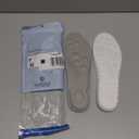 4D Cloud Insoles for Men and Women, Memory Foam Cloud Insoles Super Soft Anti-Fatigue, Shock Absorption, Relieve Foot Pain, (Gray, Women: US 5-9)