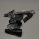 Universal Vacuum Attachment Kit Wet Dry Plastic Vacuum Hose Adapter 1-1/4" Vacuum Cleaners Accessories with Horse Hair Brush Extension Wand Flexible Crevice Tool Adapter for Shop Vac (7PCS)