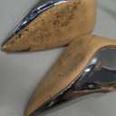 Elisabet Tang High Heels, Womens Pointed Toe Slip on Stilettos Party Wedding Pumps Basic Shoes (8, Silver)