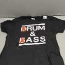 Funny Rum and Ass Lovers Drum & Bass Parody Sarcastic Slogan T-Shirt (Small, Black)