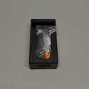 QIBOX No Drill Adhesive Video Doorbell Mount, Compatible with Ring/Blink Wireless Video Doorbell, Anti-Theft, Black Aluminum Steel, Wall Mount