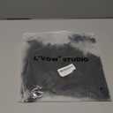 L'VOW Children Black Feathers Cape Shawls Gothic Clothing for Game Party Halloween (Black-Flakes)