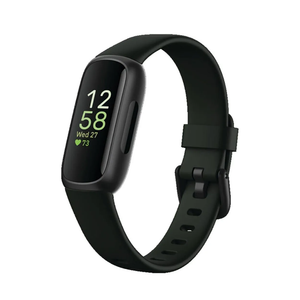 Fitbit Inspire 2 Health &-Fitness-Tracker with Stress Management, Workout Intensity, Sleep Tracking, 24/7 Heart Rate and more, Midnight Zen/Black One Size (S & L Bands Included)