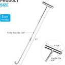 5th Wheel Pin Puller Hook 31" Heavy Duty Steel, 1 Pack