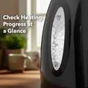 OVENTE Electric Kettle, 1.7L Fast Boiling Water Heater for Coffee or Tea, BPA Free with Water Level Gauge, Auto Shut-Off, Boil-Dry Protection, Indicator Light and Removable Filter, Black KP72B