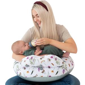 Inflatable Breastfeeding Pillow & Travel Nursing Pillow for Baby Girl and Boy - Portable Travel Nursing Pillows for Breastfeeding - Up to 6 Months or 18 lbs